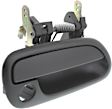 Front, Passenger Side Textured Black Exterior Door Handle, With Key Hole