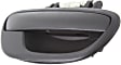 Front, Passenger Side Textured Black Exterior Door Handle, Without Key Hole