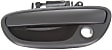 Front, Driver Side Textured Black Exterior Door Handle, With Key Hole
