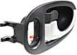 Front, Driver Side Black bezel with silver lever Interior Door Handle, Sport Utility