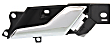 Front Or Rear, Passenger Side Chrome Interior Door Handle