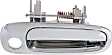 Front, Passenger Side Exterior Door Handle, Chrome, With Key Hole, Base Model, 4 Cyl., 1.5L Engine