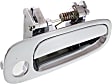 Front, Passenger Side Exterior Door Handle, Chrome, With Key Hole, Base Model, 4 Cyl., 1.5L Engine