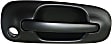 Front, Passenger Side Primed Exterior Door Handle, With Key Hole