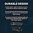 2017-2020 Toyota 86 - Front, Driver Side Interior Door Handle, Black Bezel with Chrome Lever, With Door Lock Button, 4 Cyl., 2.0L Engine