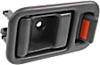 Front, Driver Side Gray Interior Door Handle