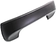 Front or Rear, Driver or Passenger Side Smooth Black Exterior Door Handle, Without Key Hole, Sport Utility