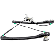 Front, Driver Side Window Regulator, Power, With One Touch Feature