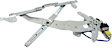 Wagon Front, Driver Side Power Window Regulator, With Motor