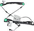 Front, Driver Side Power Window Regulator, With Motor
