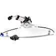 Front, Passenger Side Power Window Regulator, With Motor