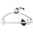 Front, Passenger Side Power Window Regulator, With Motor