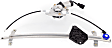 Front, Driver Side Power Window Regulator, With Motor