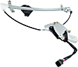2010-2014 Subaru Legacy - Front, Driver Side Power Window Regulator, With Motor