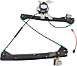 2003-2007 Saab 9-3 - Front, Driver Side Power Window Regulator, With Motor