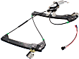 2003-2007 Saab 9-3 - Front, Driver Side Power Window Regulator, With Motor