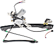 2003-2007 Saab 9-3 - Front, Driver Side Power Window Regulator, With Motor