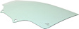 Front, Driver Side Door Glass, Green Tint, Without Clips, Replaces NAGS No. FD23924 GTNN