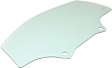 Front, Driver Side Door Glass, Green Tint, Without Clips, Replaces NAGS No. FD23924 GTNN