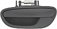 2005 Subaru Outback Limited 4 Cyl 2.5L - Rear, Driver Side Textured Black Exterior Door Handle, Without Key Hole