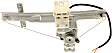 Rear, Driver Side Power Window Regulator, With Motor