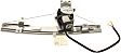 Rear, Driver Side Power Window Regulator, With Motor