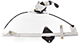 Rear, Passenger Side Power Window Regulator, With Motor