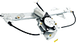 2003-2007 Saab 9-3 - Rear, Passenger Side Power Window Regulator, With Motor