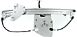 2003-2007 Saab 9-3 - Rear, Passenger Side Power Window Regulator, With Motor
