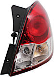 Passenger Side Tail Light, with Bulb, Halogen, Clear and Red Lens