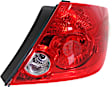 Passenger Side Tail Light, without Bulb, Halogen, Clear and Red Lens, 4 Cyl., 2.4L Engine