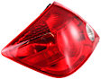 Driver Side Tail Light, without Bulb, Halogen, Clear and Red Lens, 4 Cyl., 2.4L Engine