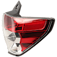 Passenger Side Tail Light, without Bulb, Halogen, Clear and Red Lens, 4 Cyl., 2.5L Engine, CAPA Certified