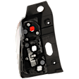 Passenger Side Tail Light, without Bulb, Halogen, Clear and Red Lens, 4 Cyl., 2.5L Engine, CAPA Certified