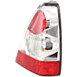 Passenger Side Tail Light, with Bulb, Halogen, Clear and Red Lens, 4 Cyl., 2.5L Engine