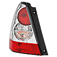 Driver Side Tail Light, with Bulb, Halogen, Clear and Red Lens, 4 Cyl., 2.5L Engine
