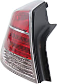 Driver Side Tail Light, with Bulb, Halogen, Clear and Red Lens