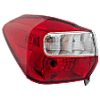 Driver Side Tail Light, with Bulb, Halogen, Clear and Red Lens, Wagon
