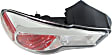 Driver Side Tail Light, Without bulb(s), Halogen, Clear and Red Lens, CAPA CERTIFIED