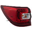 2018 Subaru Outback - Driver Side, Outer Halogen Tail Light, With bulb(s), Mounts on Body, OE Replacement