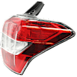 Passenger Side Tail Light, without Bulb, Halogen, Clear Lens