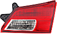 Passenger Side, Inner Tail Light, with Bulb, LED, Clear and Red Lens