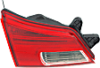Driver Side, Inner Tail Light, with Bulb, LED, Clear and Red Lens