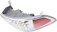 Passenger Side, Outer Tail Light, with Bulb, Halogen, Clear and Red Lens