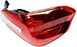 Passenger Side Tail Light, with Bulb, LED, Clear and Red Lens