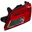 Passenger Side, Inner Tail Light, without Bulb, Halogen, Mounts On Liftgate, CAPA CERTIFIED
