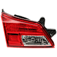 Driver Side, Inner Tail Light, without Bulb, Halogen, Mounts On Liftgate, CAPA CERTIFIED