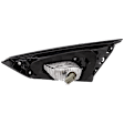 Driver Side, Inner Tail Light, with Bulb, LED, Clear, Red and Smoked Lens