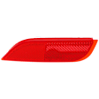 Rear, Driver Side Bumper Reflector