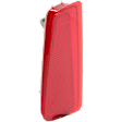 Rear, Driver Side Bumper Reflector